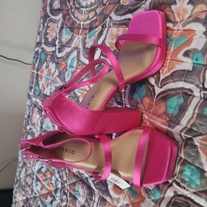 Fuchsia Torrid Platfrom Sandal Heels